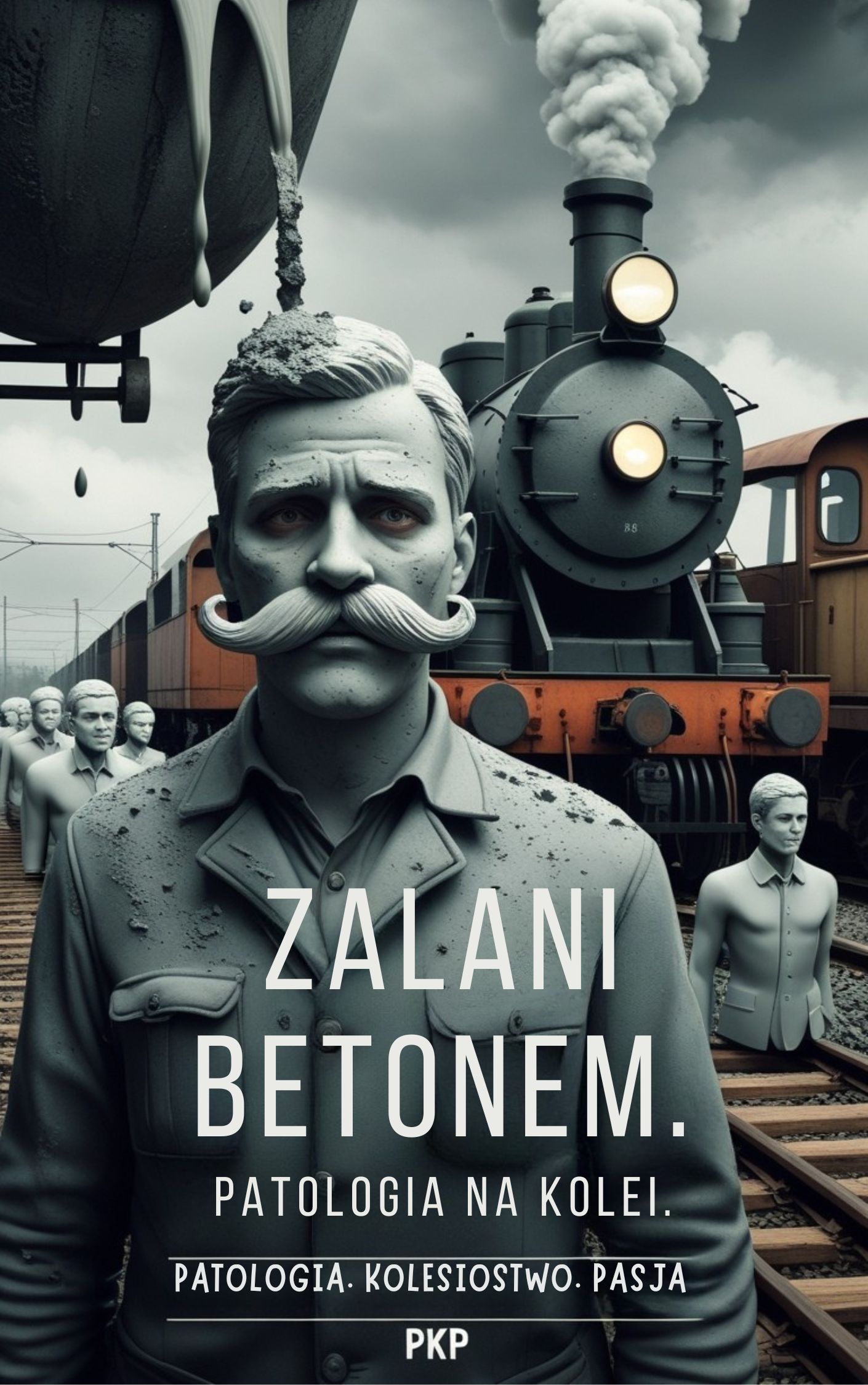 Okładka książki Zalani betonem